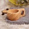 200ml Single Hole Wooden Cup with Hanging Buckle Milk Coffee