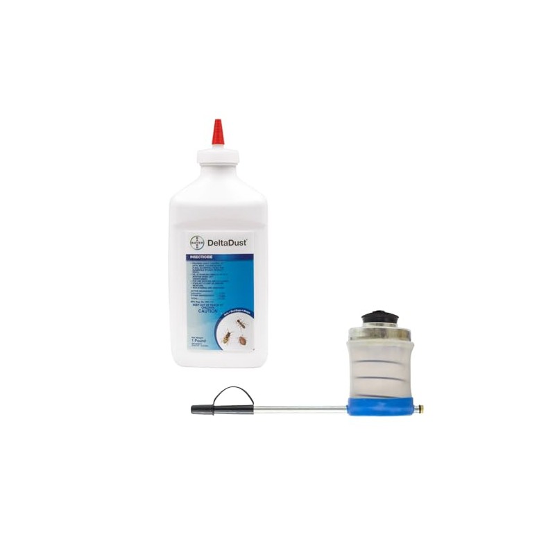 DeltaDust 1lbs + 5 inch Clear Puffer