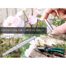 Spring for Secateurs Universal Buffer Spring Replacement Spring Coil Spring 7 cm for Repair for Garden Shears Loppers etc.