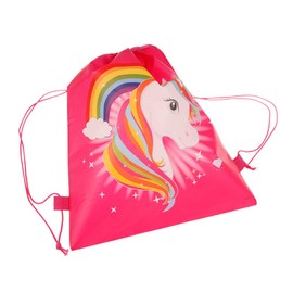 Unicorn Drawstring Bag for Girls Travel Storage Package Cartoon School Backpacks Children Birthday Party
