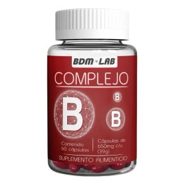 Complejo B 60 Cápsulas Suplemento Alimenticio Bdm Lab Sabor Sin Sabor