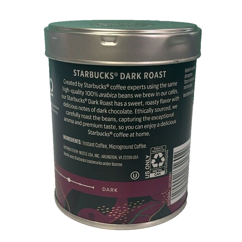 Starbucks Premium Instant Coffee, Bold & Chocolaty, Dark Roast 3