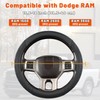 GIANT PANDA Car Steering Wheel Cover for RAM 1500 2500