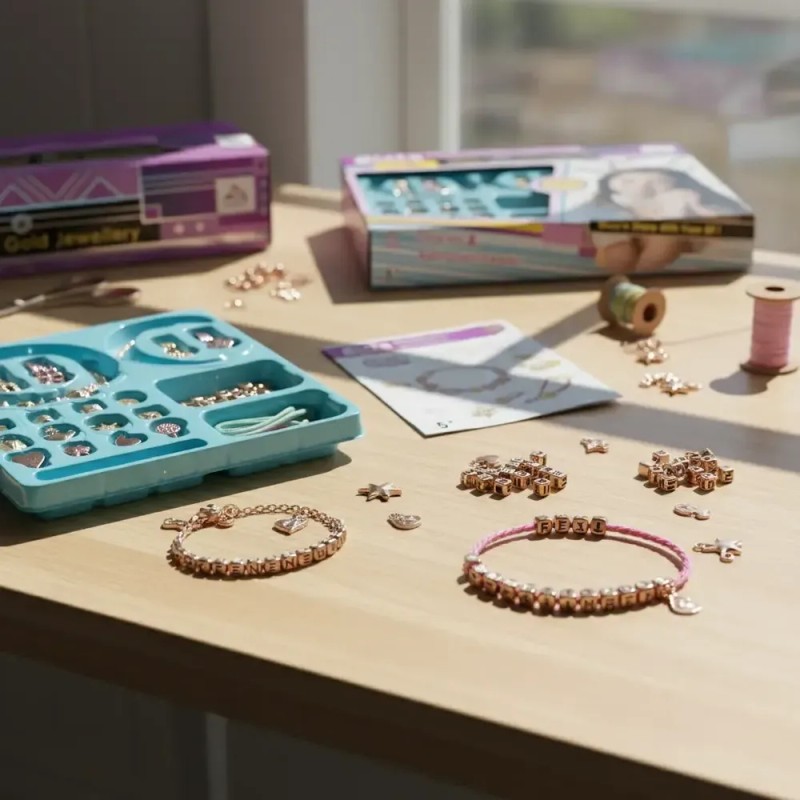 Joyland - Set Pulseras Cuentas Para Hacer Bricolaje Niñas Con