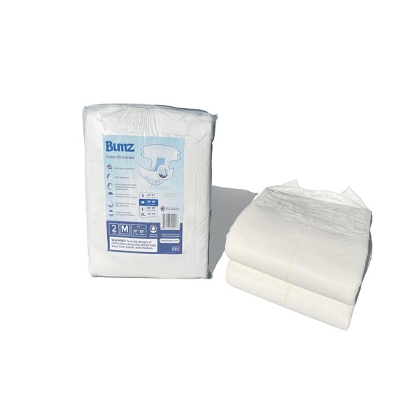 Bumz Maximum Absorbency Adult Diapers for Men and Women. High
