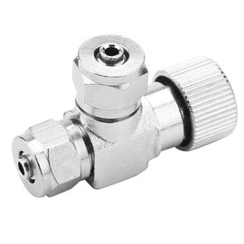 Duokon Aquarium Needle Valve, CO2 Pin Valve, Fluval CO2 Airline Adjustable Valve, CO2 Regulator, Bubble Counter, Aquarium Accessories for Aquarium System, Durable Household Tool