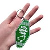 iMagitek Funny Silly Goose Keychain Goose Keyring Gag Gifts Novelty