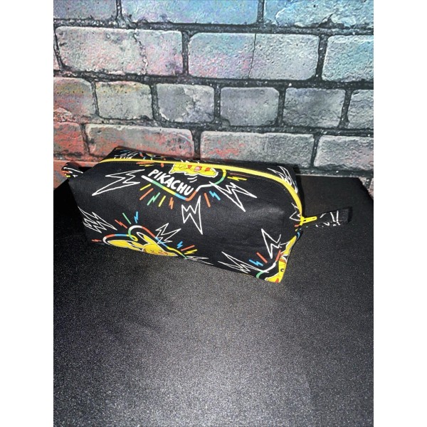 Unbranded Pikachu Cosmetic Bag, Pencil Bag, Toiletries Bag, Pikachu Zipper