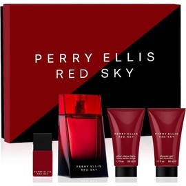 Perry Ellis Red Sky Juego de Regalo 4 Piezas