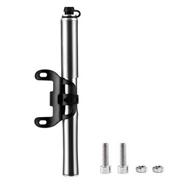 QUMOX Mini Bike Pump Portable Bicycle Pump High Pressure Frame Pump - Fits Presta and Schrader - Reliable, Compact & Light - Bicycle Tire Pump for Road, Mountain and BMX Bikes