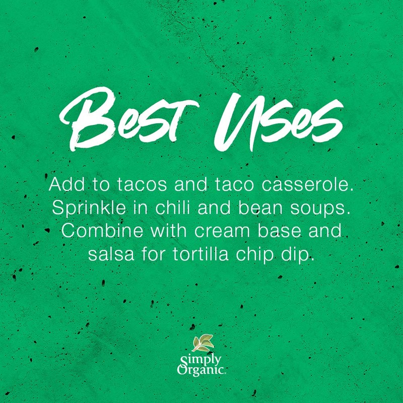 Simply Organic Southwest Taco Seasoning, Certified Organic | 1.13 oz