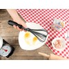 Rosenstein & Söhne Plastic Whisk: Flexible Whisk, Adjustable Width for