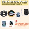 Gun Safe Replacement Lock with Left Swing Bolt Lock and