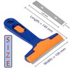 AERZETIX - C68547 - Window scraper + 4 blades for