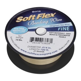 Soft Flex 21 Strand Beading Wire - Fine 0.14 Diameter - 100 Feet Design Wire
