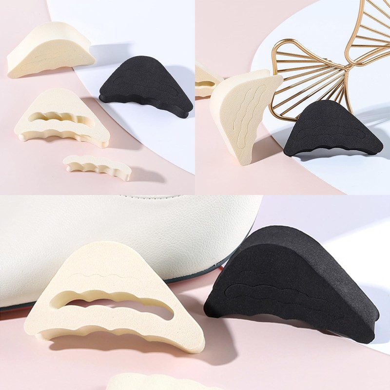 BEAUTY PLAYER Toe Cushion, Size Adjustment, Blister Prevention Pad, Heel