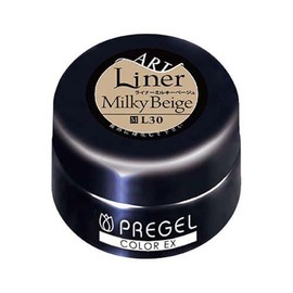 PREGEL PG-CEL30 Color EX Liner Milky Beige 0.1 oz (3 g)