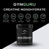 Gym Guru® Creatine Monohydrate Powder, Unflavoured, Micronized | 500g |