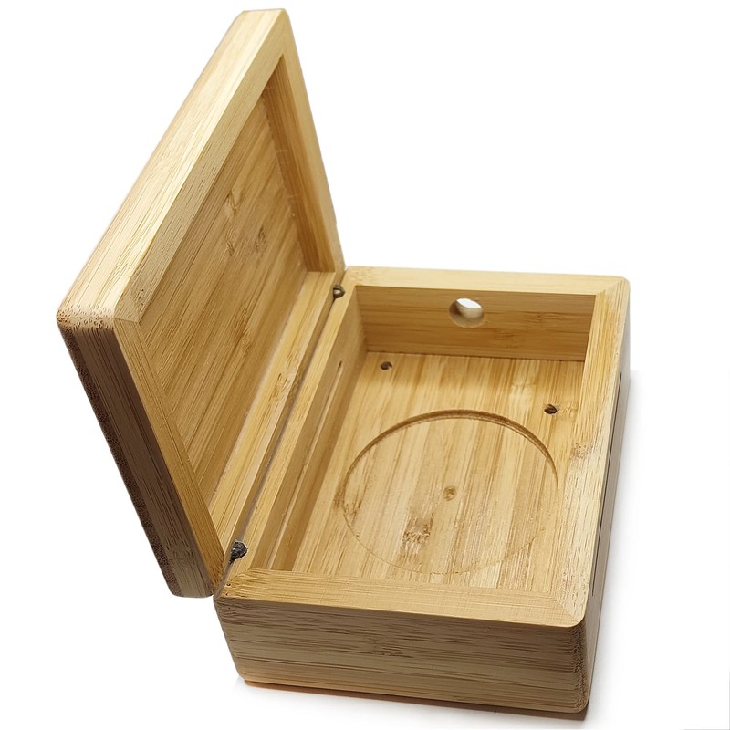 20/30 Notes Empty Bamboo Box for Hand Crank Music Movement