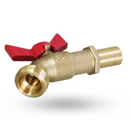 Midline Valve 12CETY-NL Extended Street Hose Bib Boiler Drain, 1/2’’ SWT/Press, Brass