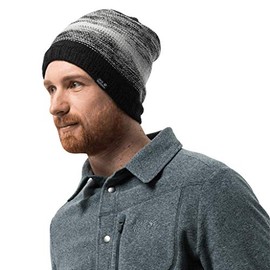 Jack Wolfskin Unisex Colorfloat Knit Unisex Kappe, Schwarz, M EU