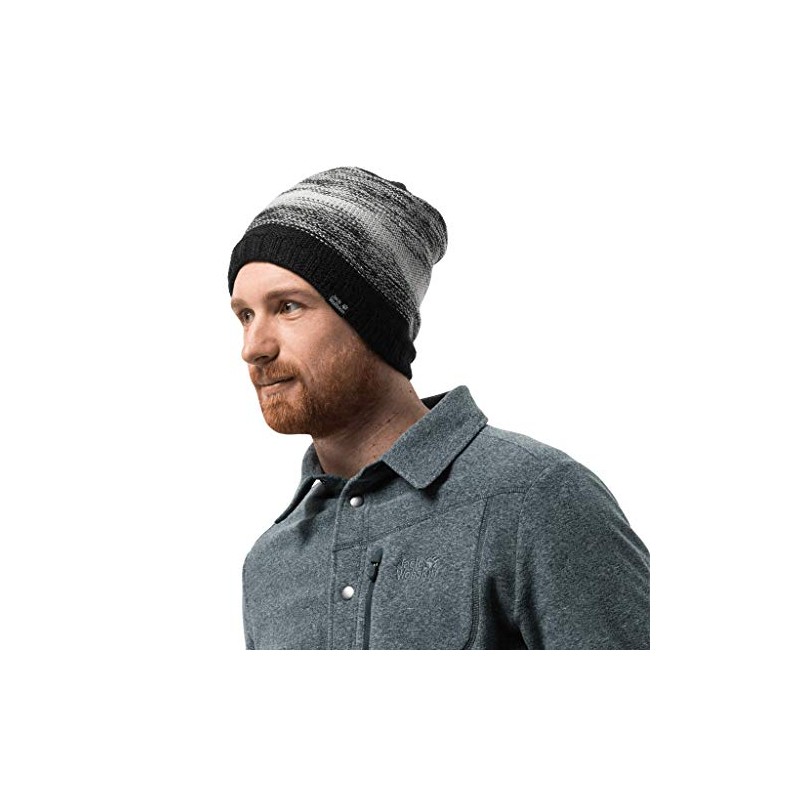 Jack Wolfskin Unisex Colorfloat Knit Unisex Kappe, Schwarz, M EU