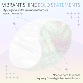 ABAC Solid Gel Nail Polish Set,Full-size 2 Colors White & Glitter White Soak Off UV Gel Polish kit,Ombre Patting Gel,Nail Art Manicure Salon DIY Design at Home Gift for Woman