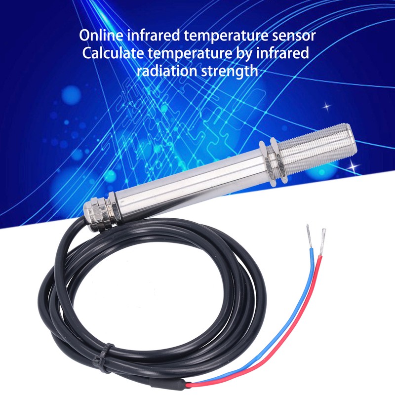 Temperature Sensor Probe Fixed Infrared Online Stainless Steel Temp Transducer