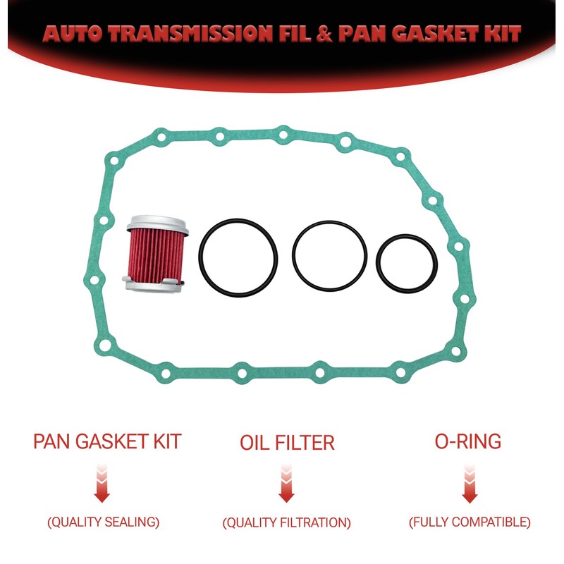 Transmission Filter and Oil Pan Gasket kit Replace 21814-5T0-000 25420-5T0-003
