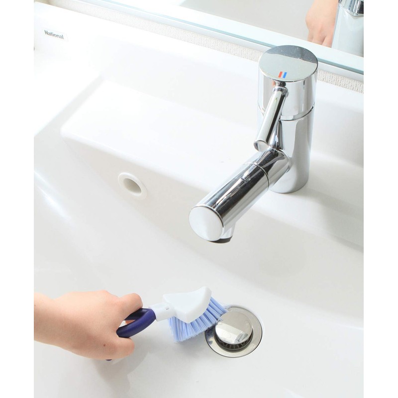 sanberumu Bath Cleaning Bath for Itchy of Brush Blue B33002 