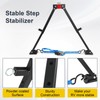 RV Hitch Mount Stabilizer, Adjustable Camper Rear Bumper Stabilizer Fit
