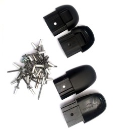 Yakima 8880231 Replacement WhispBar Track End Caps - Accessories for Car/Truck Racks