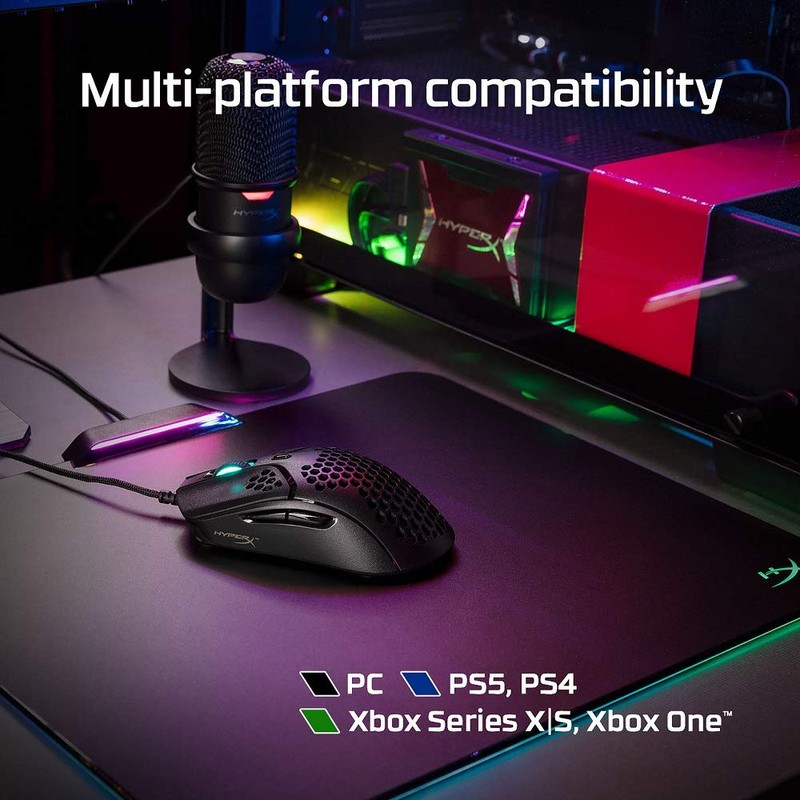 HyperX HMSH1-A-BK/G Gaming Mouse Pulsefire Haste Gamer Ultra Lightweight Hexagonal
