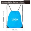 Mochila con cordón a granel, bolsa de poliéster para gimnasio