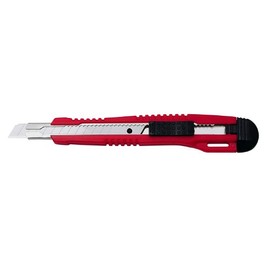 Wedo 783009 Professional Cutter Standard (Blade Guide, Metal, 9 mm) Red/Black