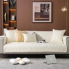 vctops Geometric Quilted Sofa Cover Cotton Sectional Couch Covers Anti