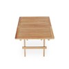 Yardgrace Teak Wood Patio Side Table, Square Folding Outdoor Side