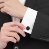 fuel speedometer cuff black cufflinks cufflinks n01505, Brass, No Stone