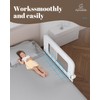Aptododo 33" Bed Rails for Toddlers(Compact) for Single/Twin Bed with