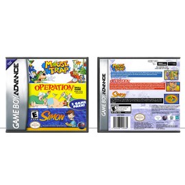 Mouse Trap/Operation/Simon | (GBA) Game Boy Advance - Game Case Only - No Game