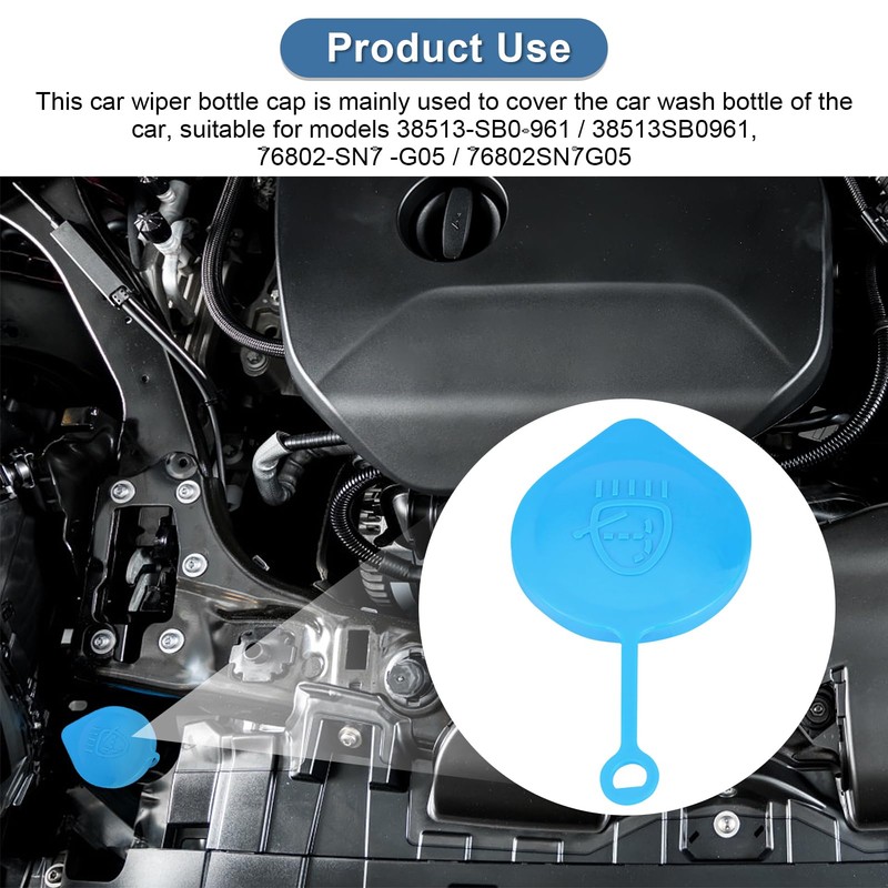 Windshield Washer Reservoir Cap, Civic Car Washer Bottle Cap 1