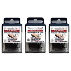 Precision Lock PLS-24 PRO Concealed Magnetic Catch (Тhrее Pаck)