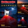 Solar Motion Sensor Alarm with Strobe Light, 130dB Outdoor Security