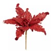 Factory Direct Craft Set of 6 Sparkling Red Tinsel Artificial