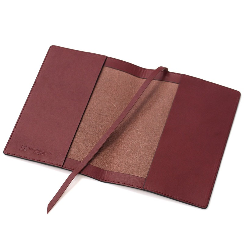 Sapporo Leather Craftsman Book Cover, Bunko Book Size, Made in