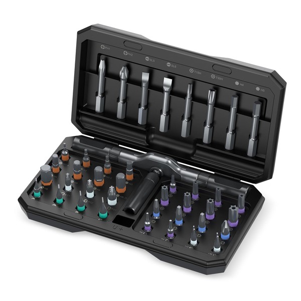 KeeKit Precision Screwdriver Set, 42 in 1 Ratchet Screwdriver Bit