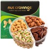 Nut Cravings Gourmet Nut Gift Basket in Green Box (4
