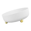 Rotatable Storage Tray Plastic Large Capacity Rotating Organizer Tray Desktop