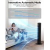 Tower Fan for Bedroom,90° Oscillating Fan with 12H Timer,37”Stand