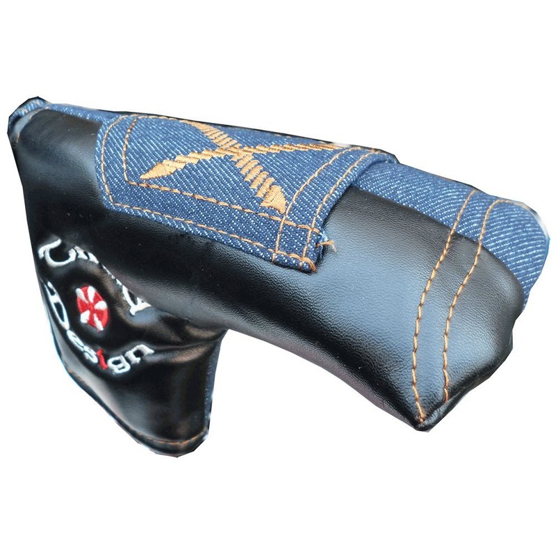 Denim Golf Putter Cover Pin Type For